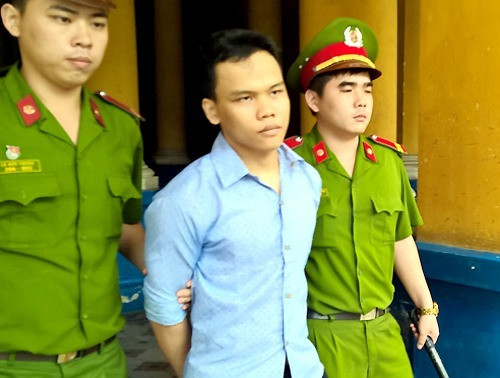 Nguyễn Kim An sau khi bị tuyên án tử hình, tháng 6/2015. Ảnh: Bình Nguyên.