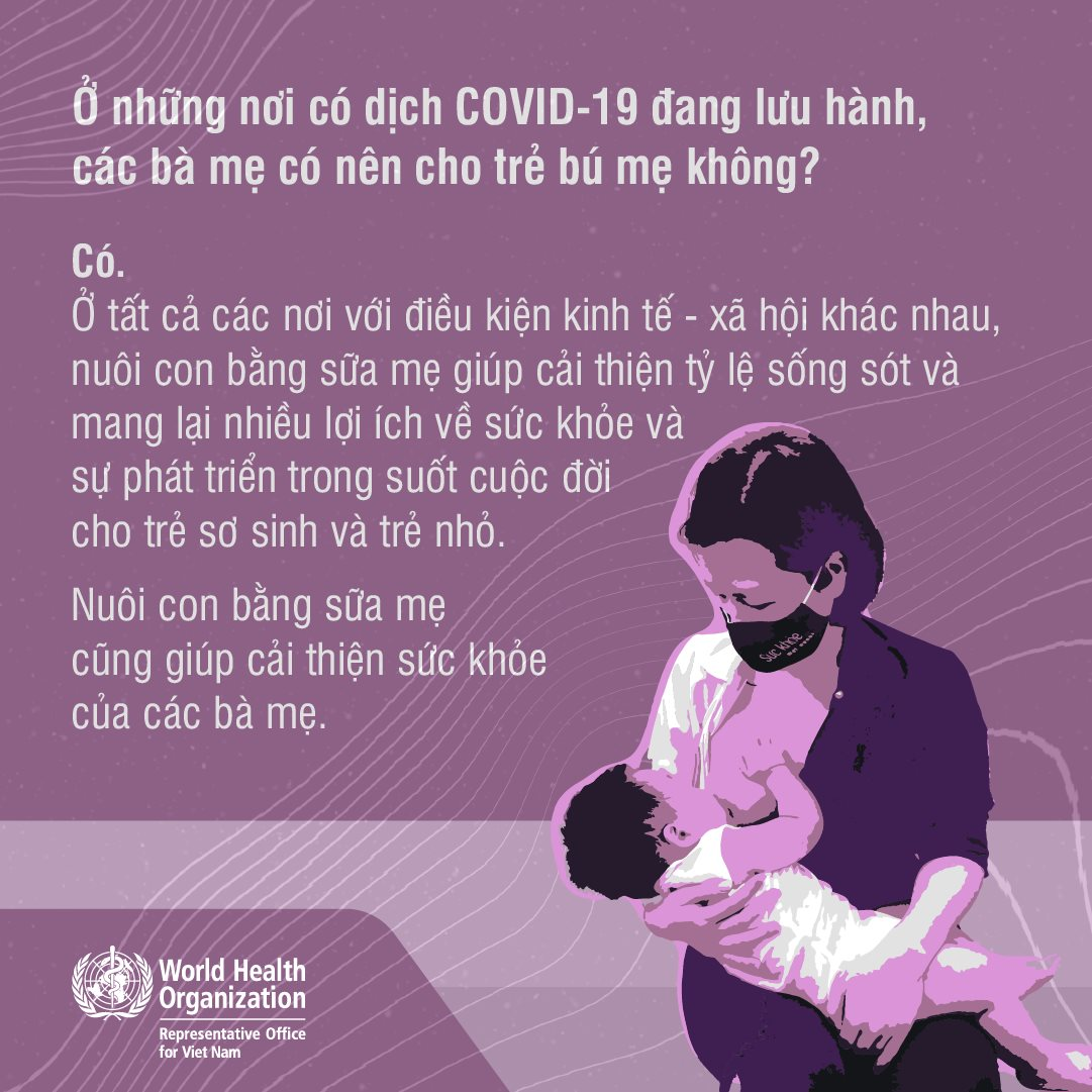 Nếu người mẹ mắc hoặc nghi ngờ mắc COVID-19 và không thể cho trẻ bú, thì khi nào mẹ có thể cho trẻ bú lại?