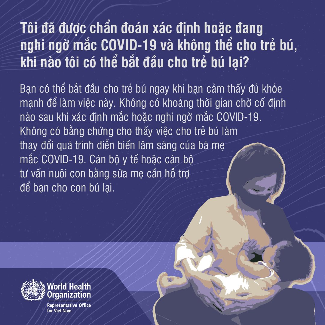 Ở những nơi có dịch Covid-19, các mẹ có nên cho trẻ bú mẹ không?