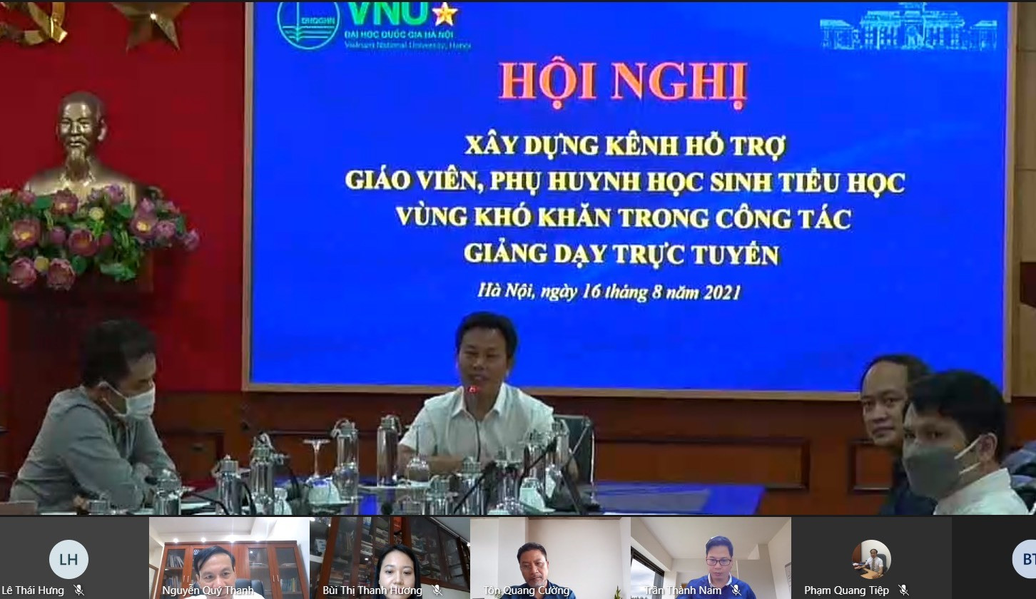 ĐH Quốc gia Hà Nội làm kênh hỗ trợ học trực tuyến bậc tiểu học ở vùng khó