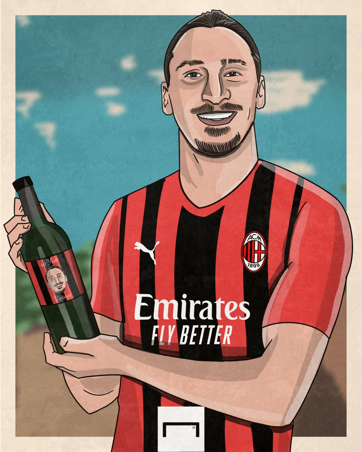 Zlatan Ibrahimovic toả sáng giúp AC Milan đua vô địch Serie A. (Ảnh: Goal)