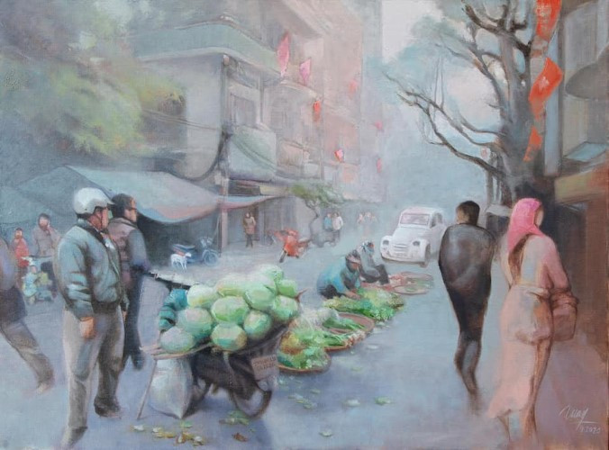Các tác phẩm của Trịnh Lữ vẽ cuộc sống nhưng cũng là kể lại câu chuyện chính mình.