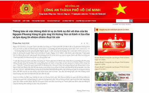 Công an TP.HCM: Bà Phương Hằng tự nguyện đưa ông Yên 183 tỉ đồng - Ảnh 1.
