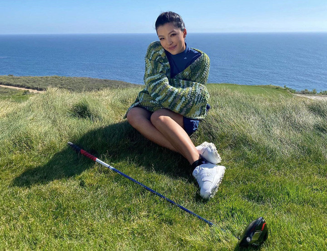 Ngắm nữ golf thủ người Trung Quốc khoe vẻ đẹp tựa minh tinh - Ảnh 9.