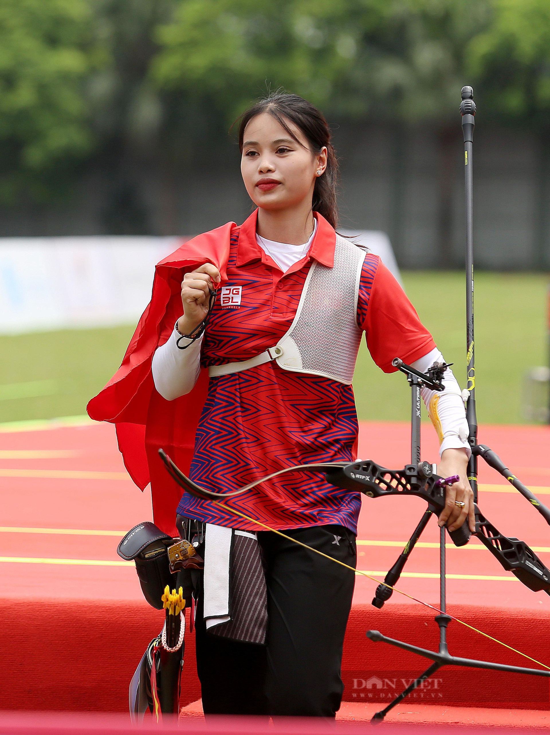 Việt Nam giành Huy chương Bạc bắn cung 1 dây hạng mục đồng đội nữ - Ảnh 12.