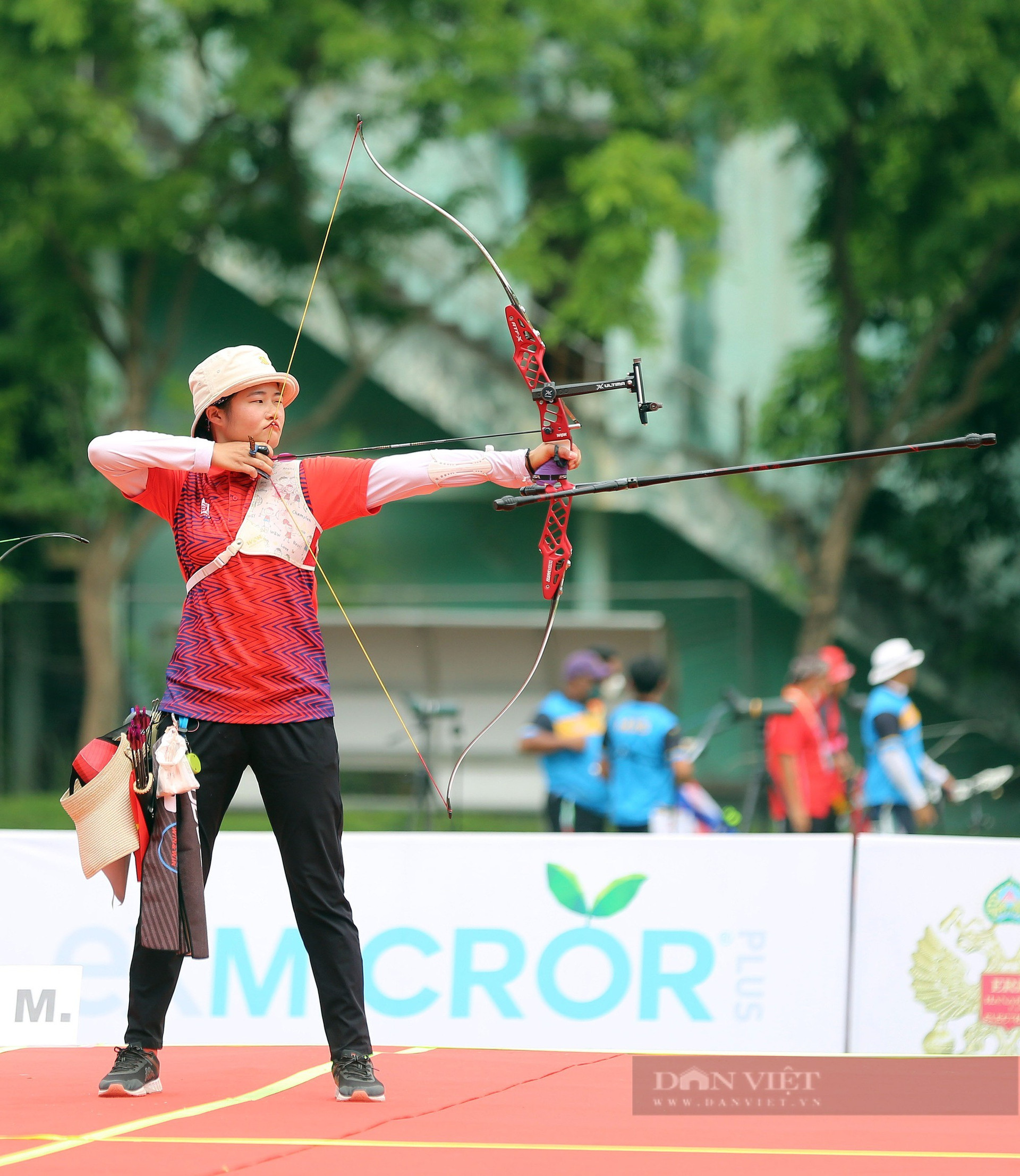 Việt Nam giành Huy chương Bạc bắn cung 1 dây hạng mục đồng đội nữ - Ảnh 7.