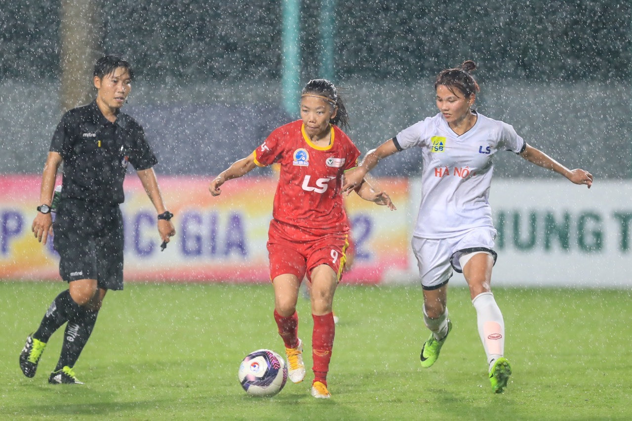 Trận chung kết Giải bóng đá nữ Cup Quốc gia 2022 là trận đấu cuối cùng của Huỳnh Như trong màu áo của TP HCM I. Ảnh: Minh Dân
