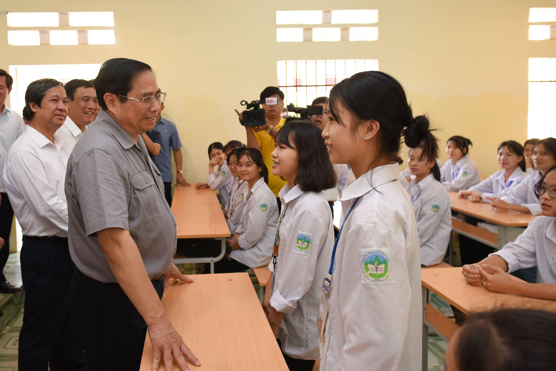 Thủ tướng kiểm tra công tác chuẩn bị năm học mới tại Phú Thọ ảnh 2