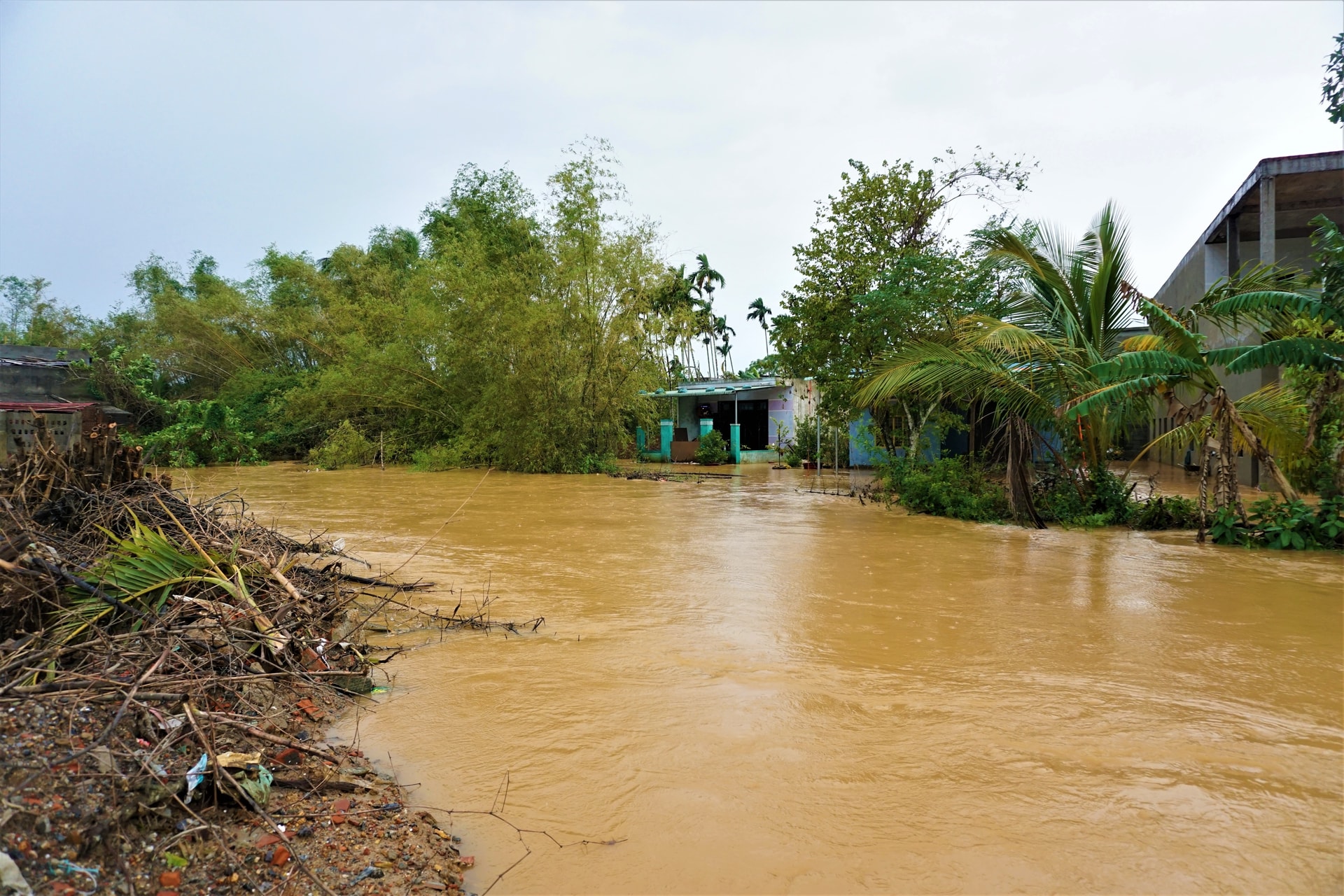 Mưa to gây ngập, gần 30 trường ở Đà Nẵng cho học sinh tạm nghỉ - 3