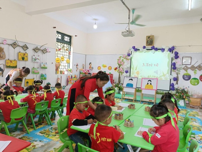 Trường Mầm non số 2 xã Thanh Yên: Nâng cao chất lượng chăm sóc, giáo dục trẻ ảnh 8