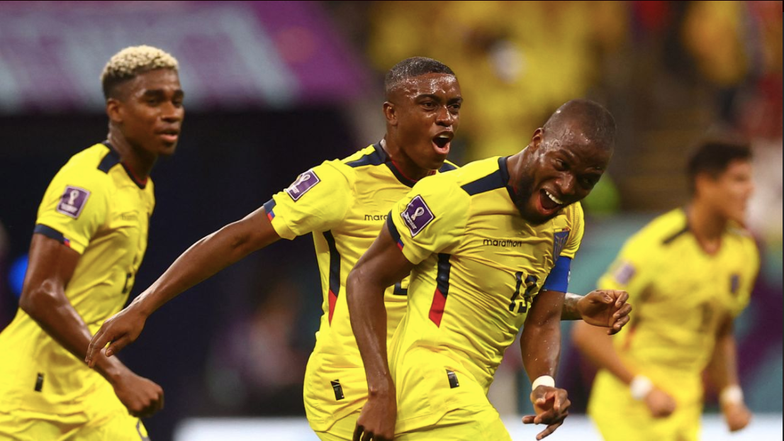 Ecuador đang có 4 điểm sau 2 trận ở bảng A World Cup 2022