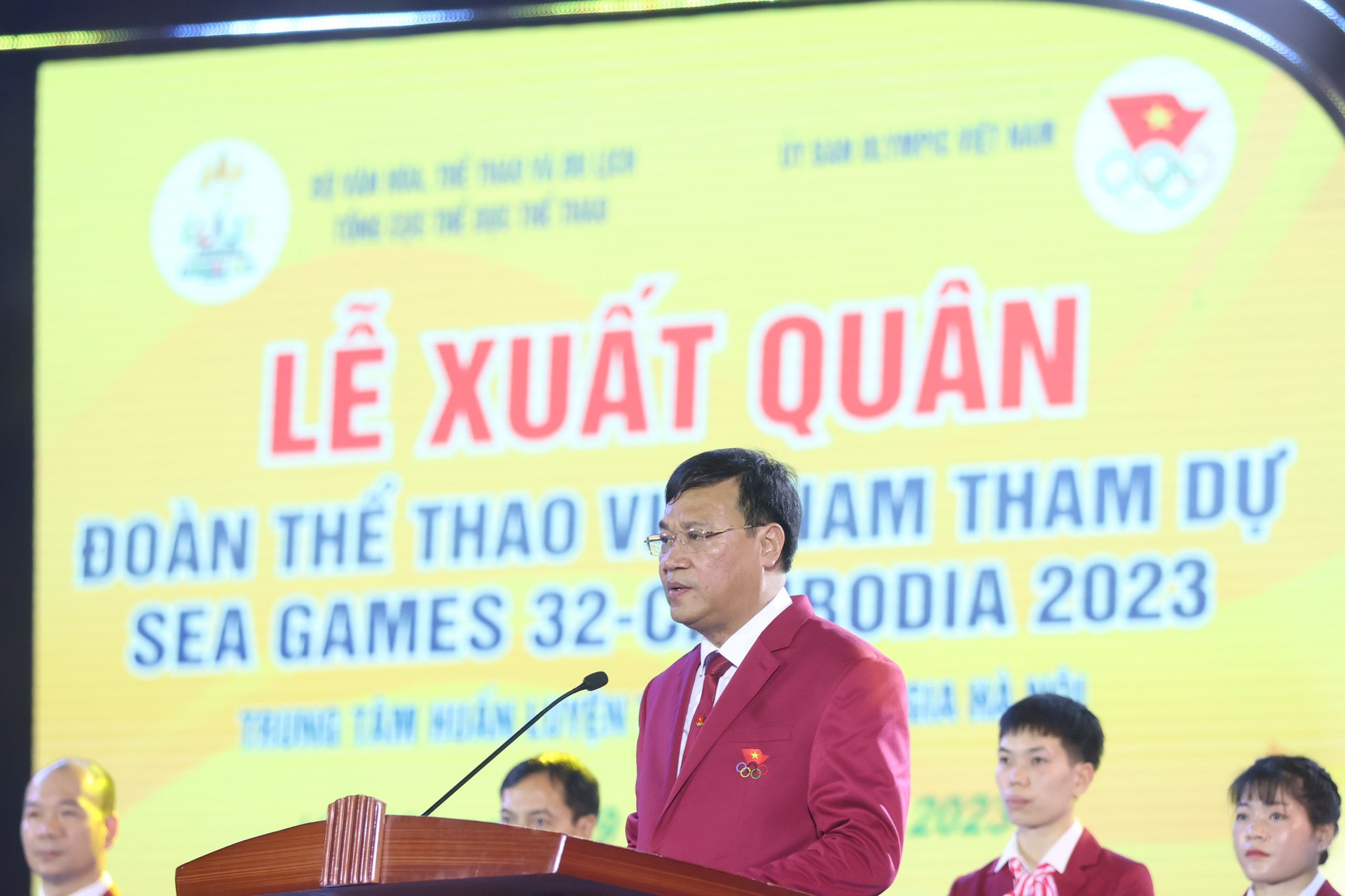 Lễ xuất quân Đoàn Thể thao Việt Nam dự SEA Games 32 - Ảnh 2.