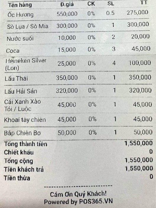 8 nam, nữ thanh niên ăn hải sản ở Nha Trang rồi quên trả tiền - 2