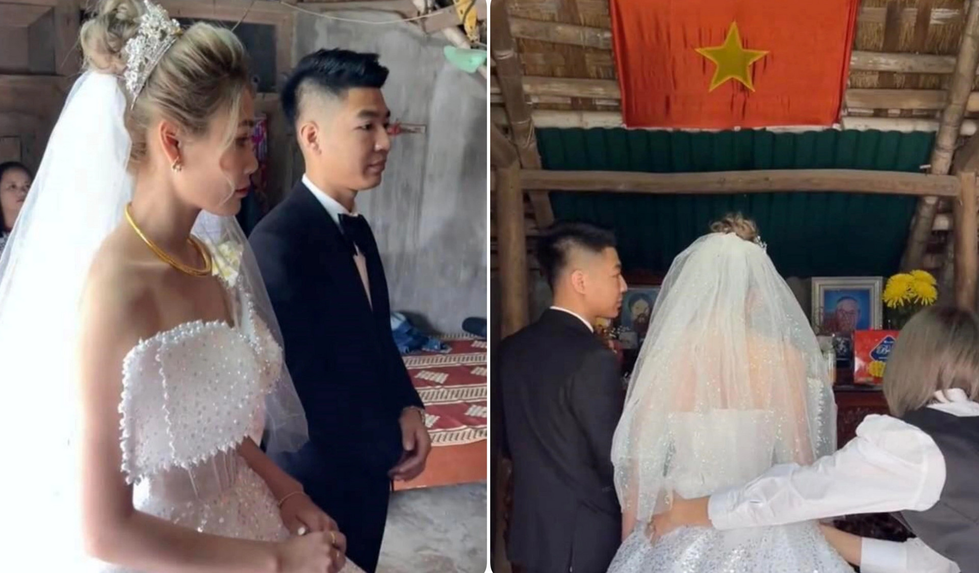 Video cô dâu Ninh Bình bước từ nhà tranh sang biệt thự 4 tỷ gây sốt mạng - 1