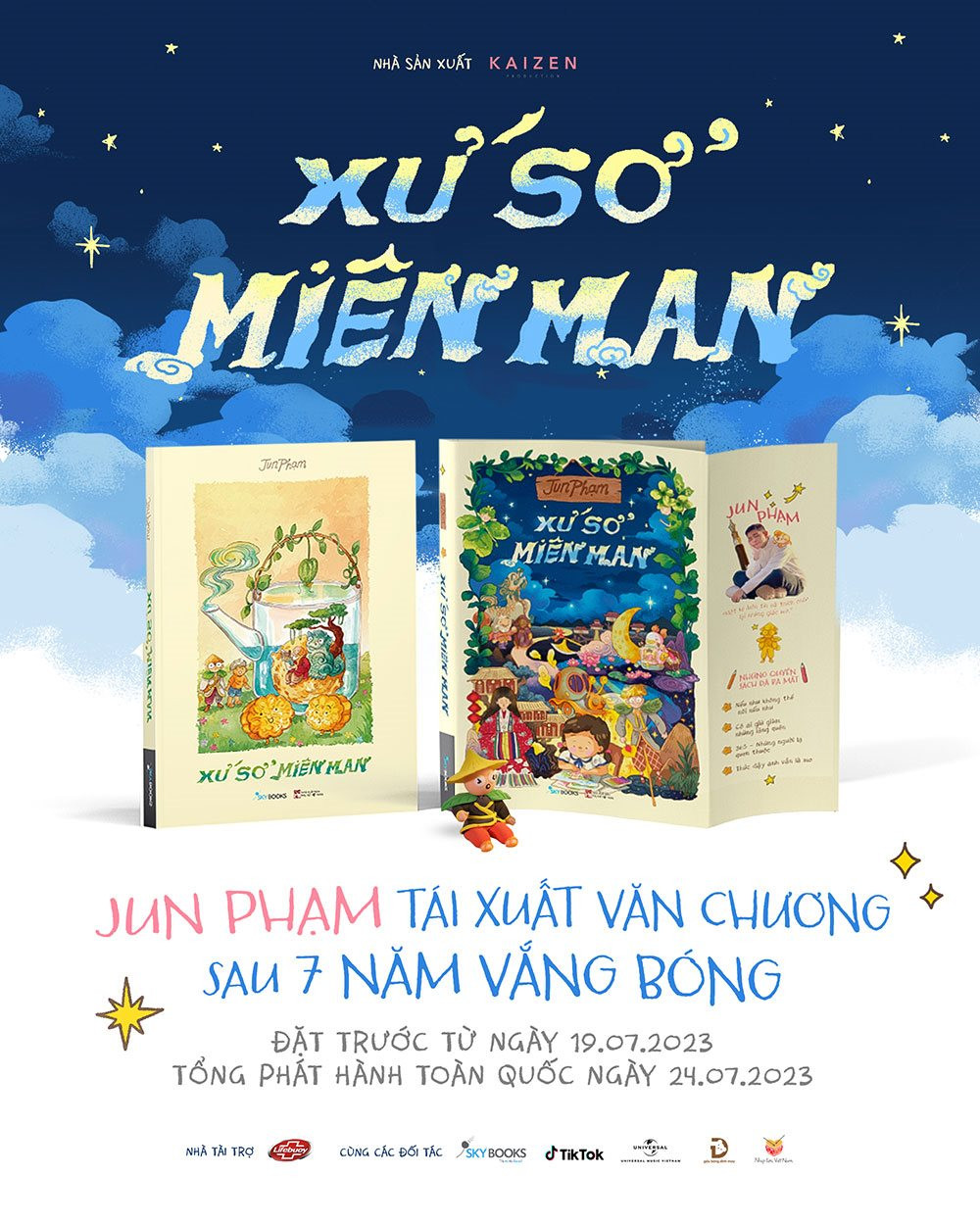 Từ ngày 19/7, Xứ sở miên man sẽ chính thức được phát hành trên các kênh sách online.