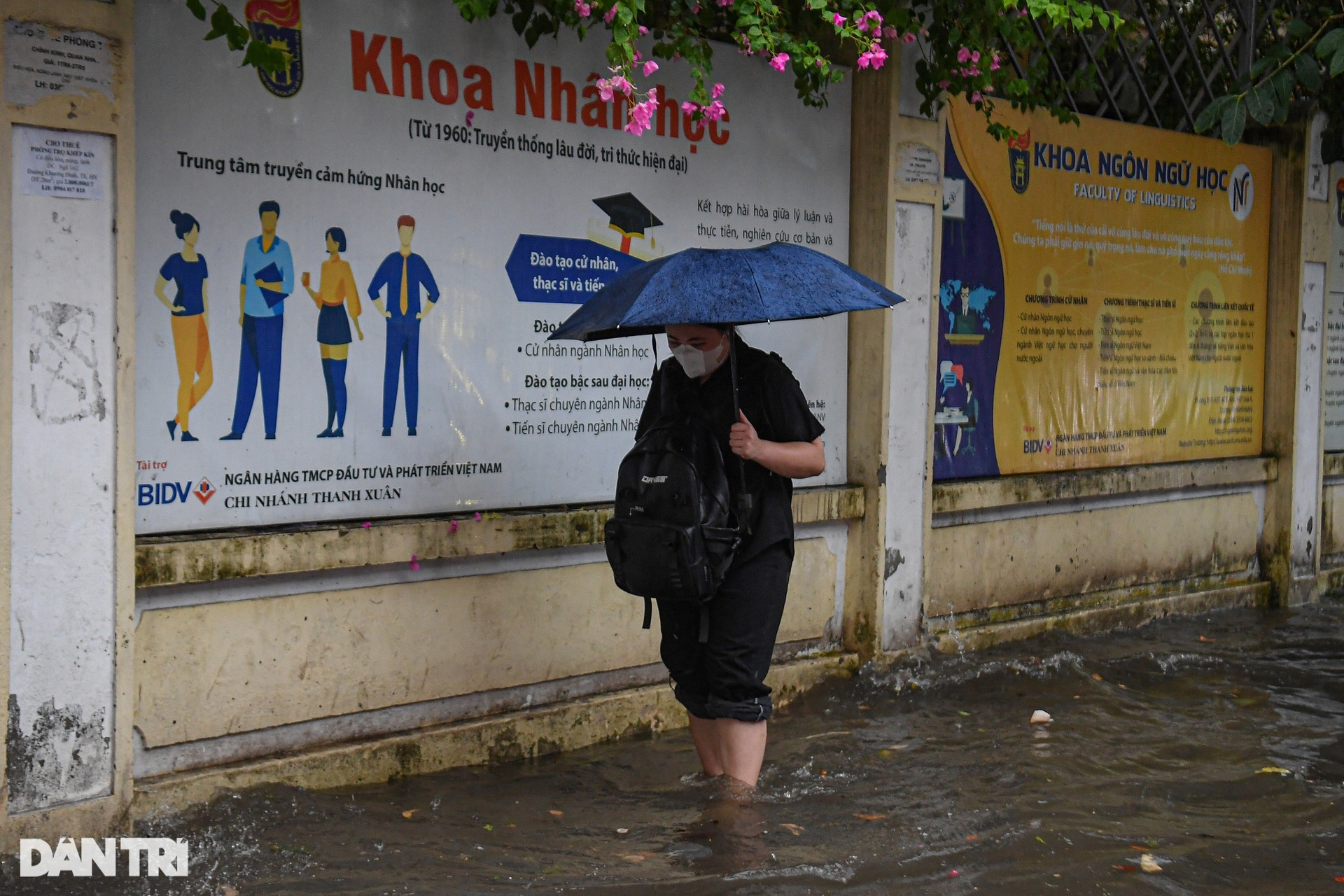 Hà Nội: Nhiều đường, phố ngập sâu trong nước, người dân bì bõm tìm lối đi - 8