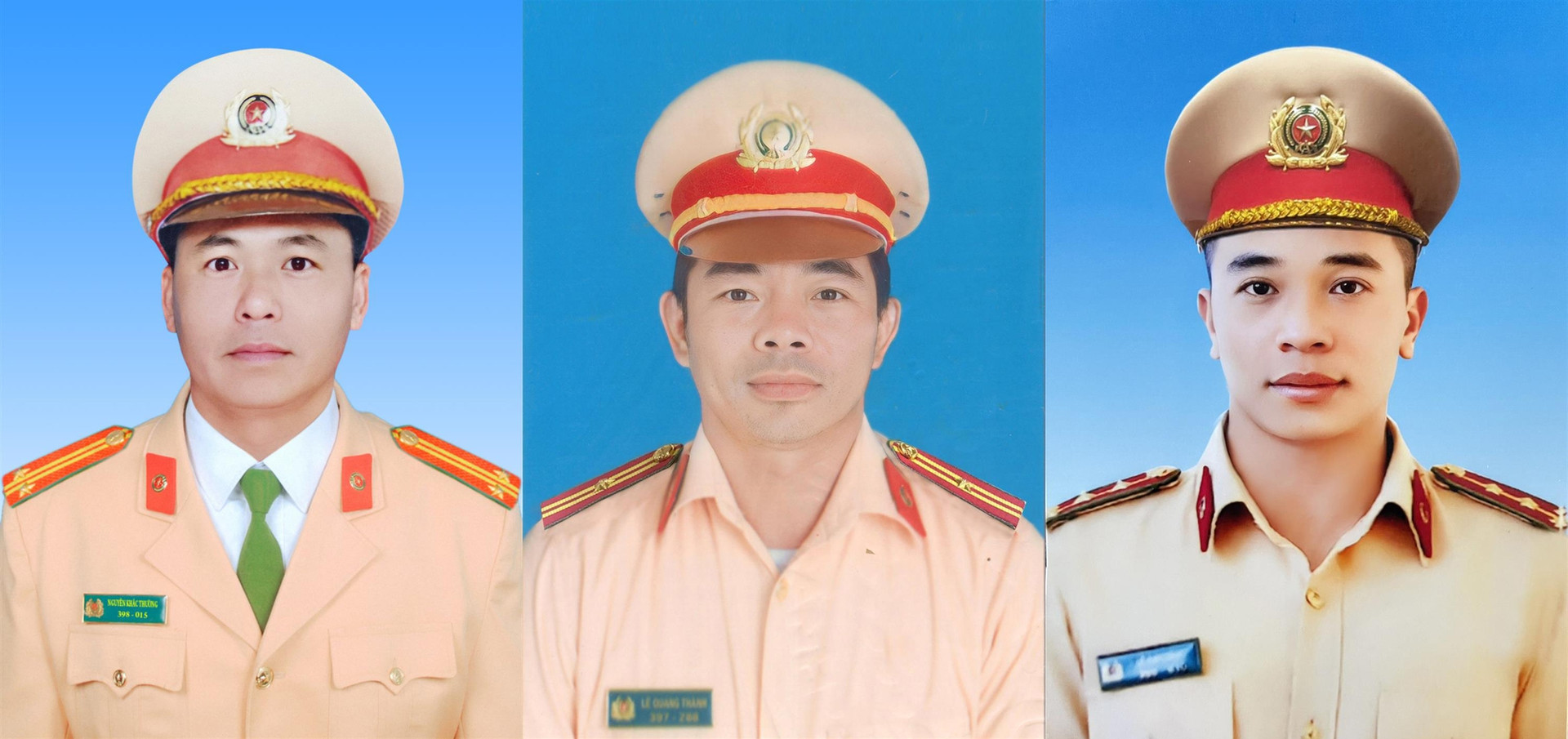 Truy thăng quân hàm 3 CSGT hy sinh trong vụ sạt lở đèo Bảo Lộc - Ảnh 1.