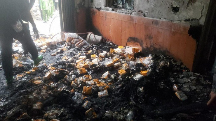 Vụ cháy 3 mẹ con tử vong ở Vĩnh Phúc: Người chồng nói vợ và con đã thoát ra ngoài - 1