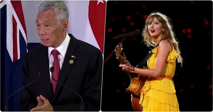Thủ tướng Singapore Lý Hiển Long phản đối nhận định của một số chính trị gia về việc Taylor Swift tổ chức hòa nhạc ở đảo quốc sư tử. Ảnh cắt từ clip