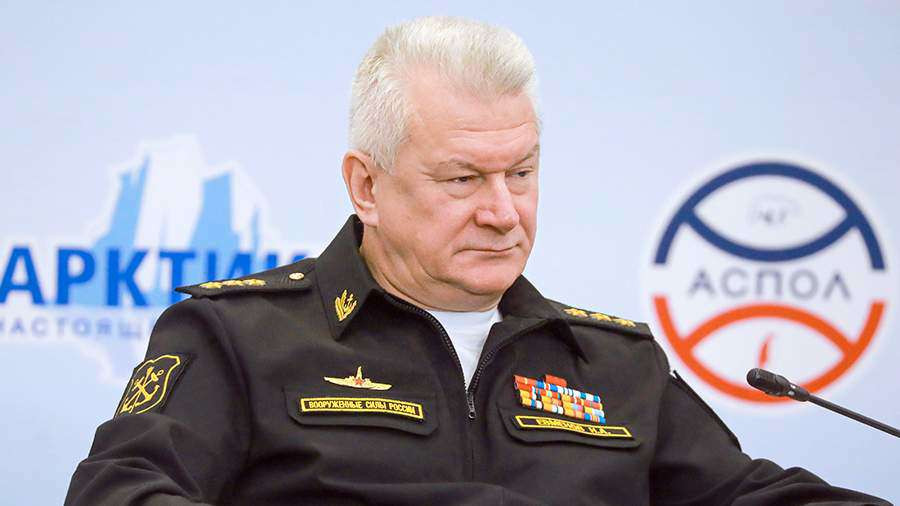 Đô đốc Nikolai Yevmenov giữ chức Tư lệnh hải quân Nga từ tháng 5/2019.