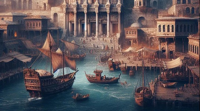 Một bến cảng tấp nập đã tồn tại xuyên nhiều đế chế ở biển Đen phía Thổ Nhĩ Kỳ - Ảnh đồ họa
