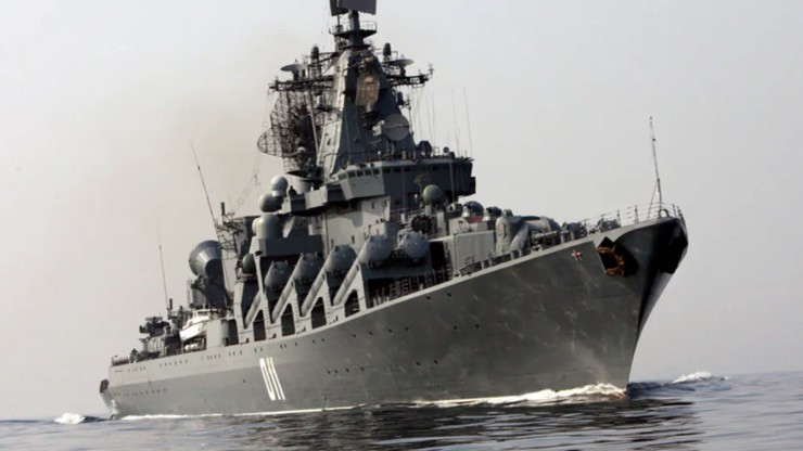 Tàu tuần dương tên lửa Varyag, soái hạm của Hạm đội Thái Bình Dương Nga. Ảnh: RIA Novosti.