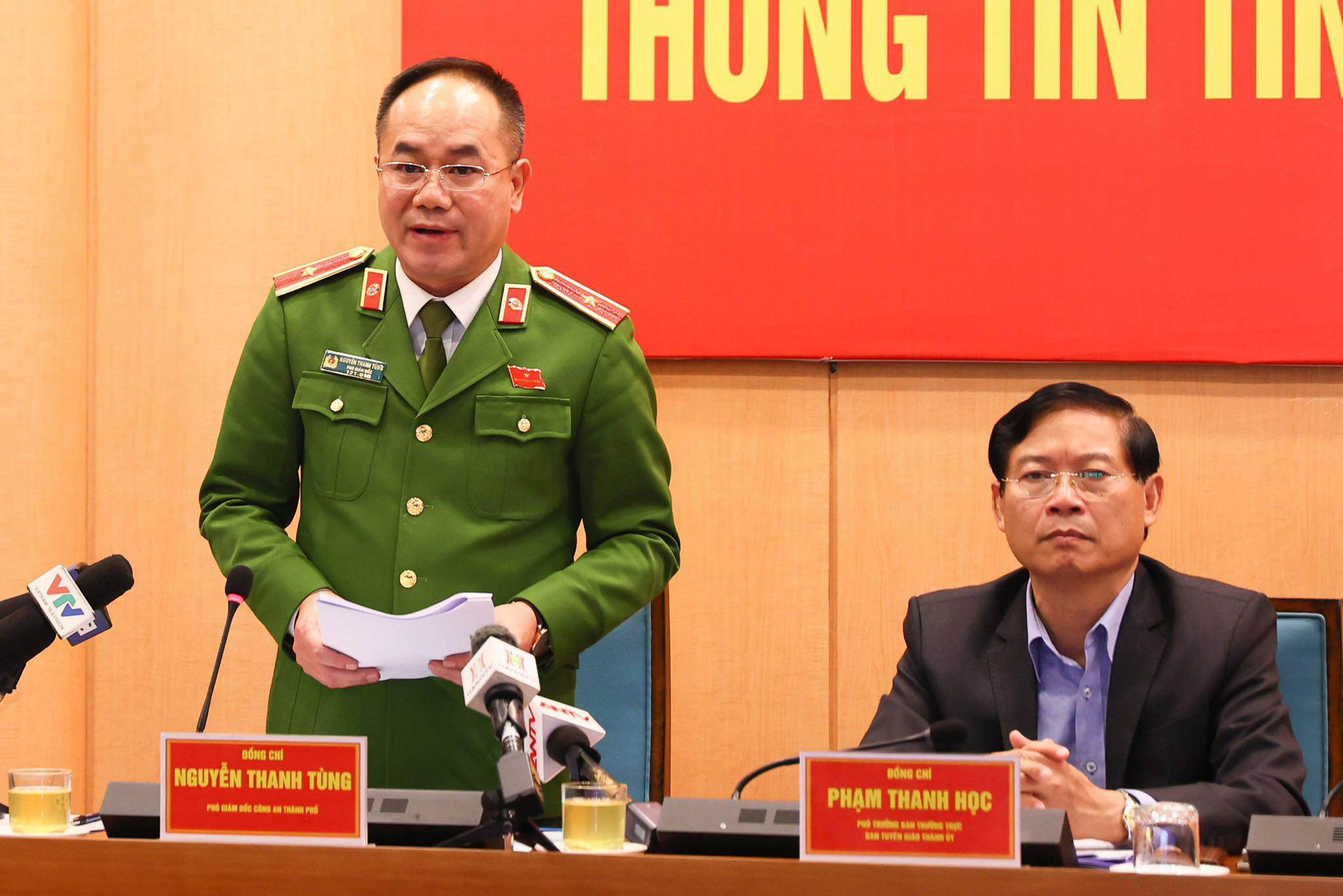 Thiếu tướng Nguyễn Thanh Tùng (Phó Giám đốc Công an TP Hà Nội).