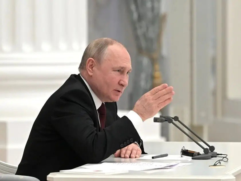 Ông Putin cảnh báo sẽ trừng trị kẻ chủ mưu vụ khủng bố ở Moscow (ảnh: TASS)