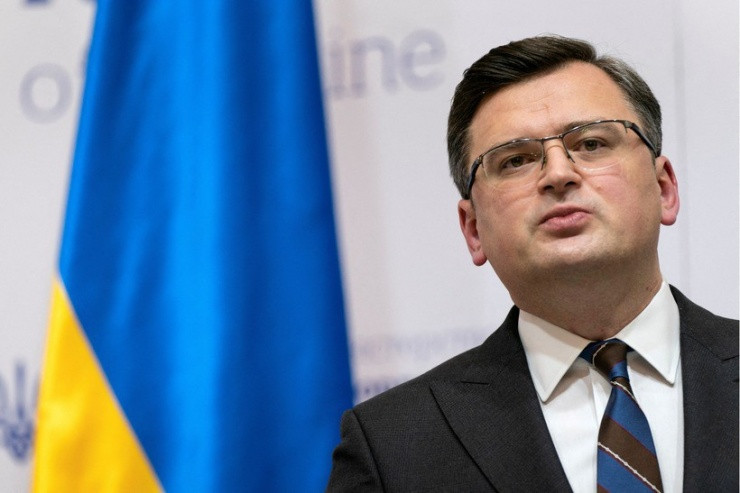 Ngoại trưởng Ukraine Dmytro Kuleba. Ảnh: Reuters