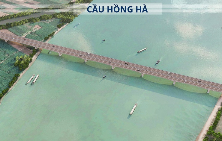 Toàn cảnh vị trí xây cầu Hồng Hà gần 10.000 tỷ đồng nối hai huyện ở Hà Nội - 12