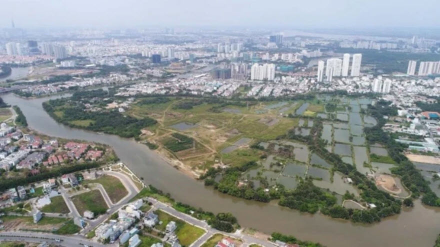 16 bất động sản bị kê biên trong vụ án Vạn Thịnh Phát liên quan trực tiếp đến dự án Khu dân cư Bắc Phước Kiển, xã Phước Kiển, huyện Nhà Bè, TPHCM.