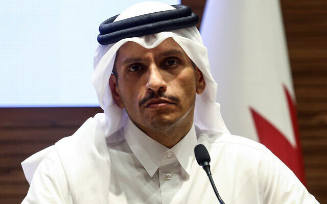 Thủ tướng kiêm Ngoại trưởng Qatar Mohammed bin Abdulrahman al-Thani. Ảnh: AFP