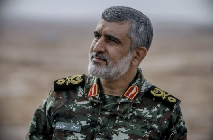 Chuẩn tướng Amir Ali Hajizadeh, Tư lệnh lực lượng không quân vũ trụ của IRGC.