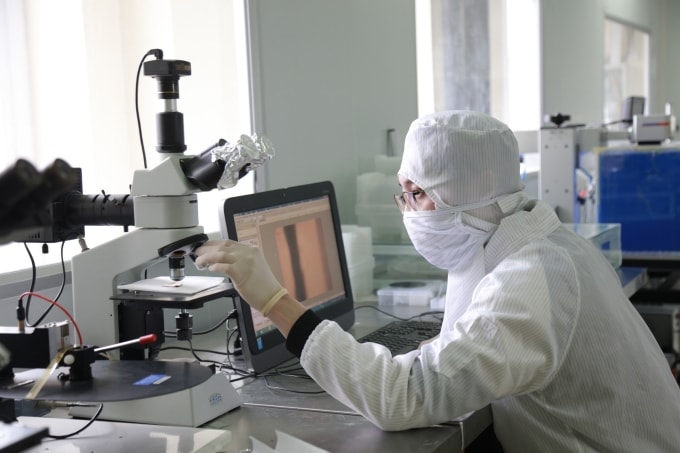 Bên trong phòng thí nghiệm của trường Đại học Khoa học Tự nhiên. Ảnh: VNU