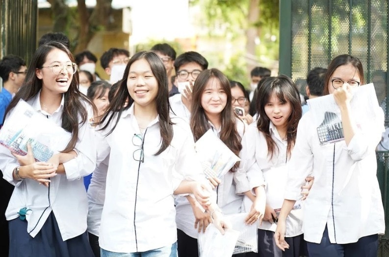 Thí sinh thi tốt nghiệp THPT năm 2024. Ảnh: Xuân Phú. 