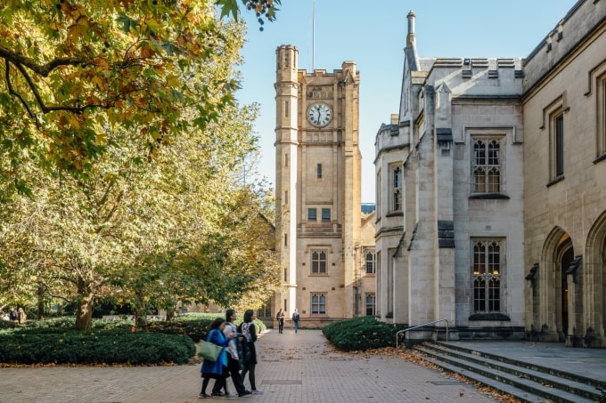 Khuôn viên Đại học Melbourne, Australia. Ảnh: The University of Melbourne fanpage