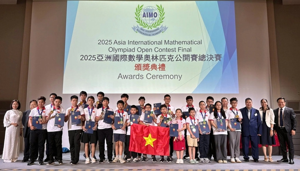 Vinh danh 22 thí sinh đoạt huy chương ở Đấu trường toán học Châu Á 2025 - 1