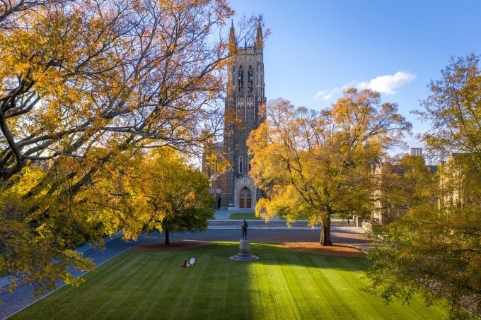 [Khuôn viên Đại học Duke, Mỹ. Ảnh: Duke Kunshan University Fanpage