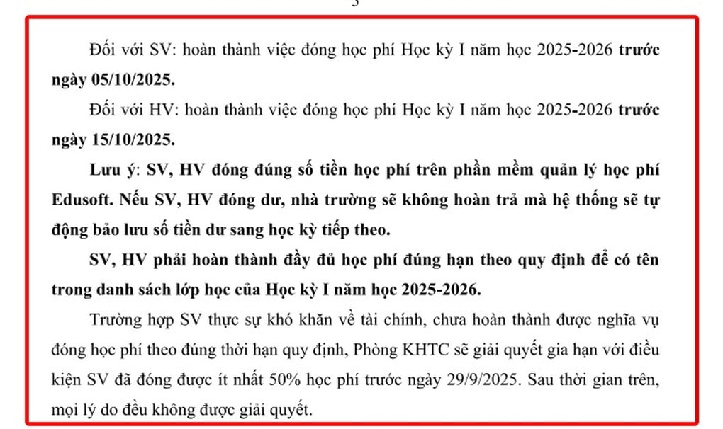 Sinh viên “kêu cứu vì chính sách học phí mới, trường đại học điều chỉnh - 2