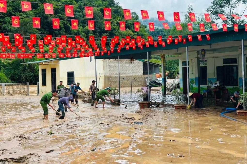 Ngành giáo dục Nghệ An gánh chịu thiệt hại nặng nề sau bão lũ - 2