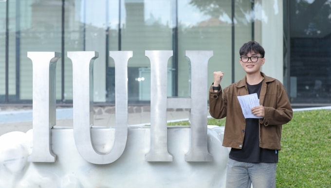 Tân sinh viên trường Đại học Công nghiệp TP HCM nhập học hồi cuối tháng 8. Ảnh: IUH