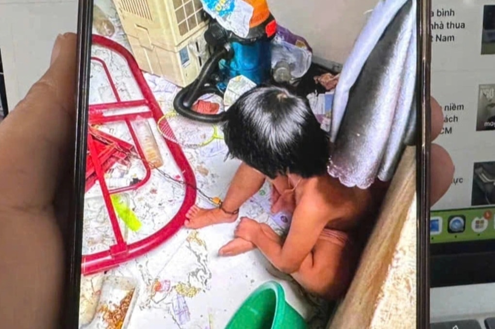 Thông tin mới vụ bố xích chân 2 con trong phòng, không cho đi học - 3