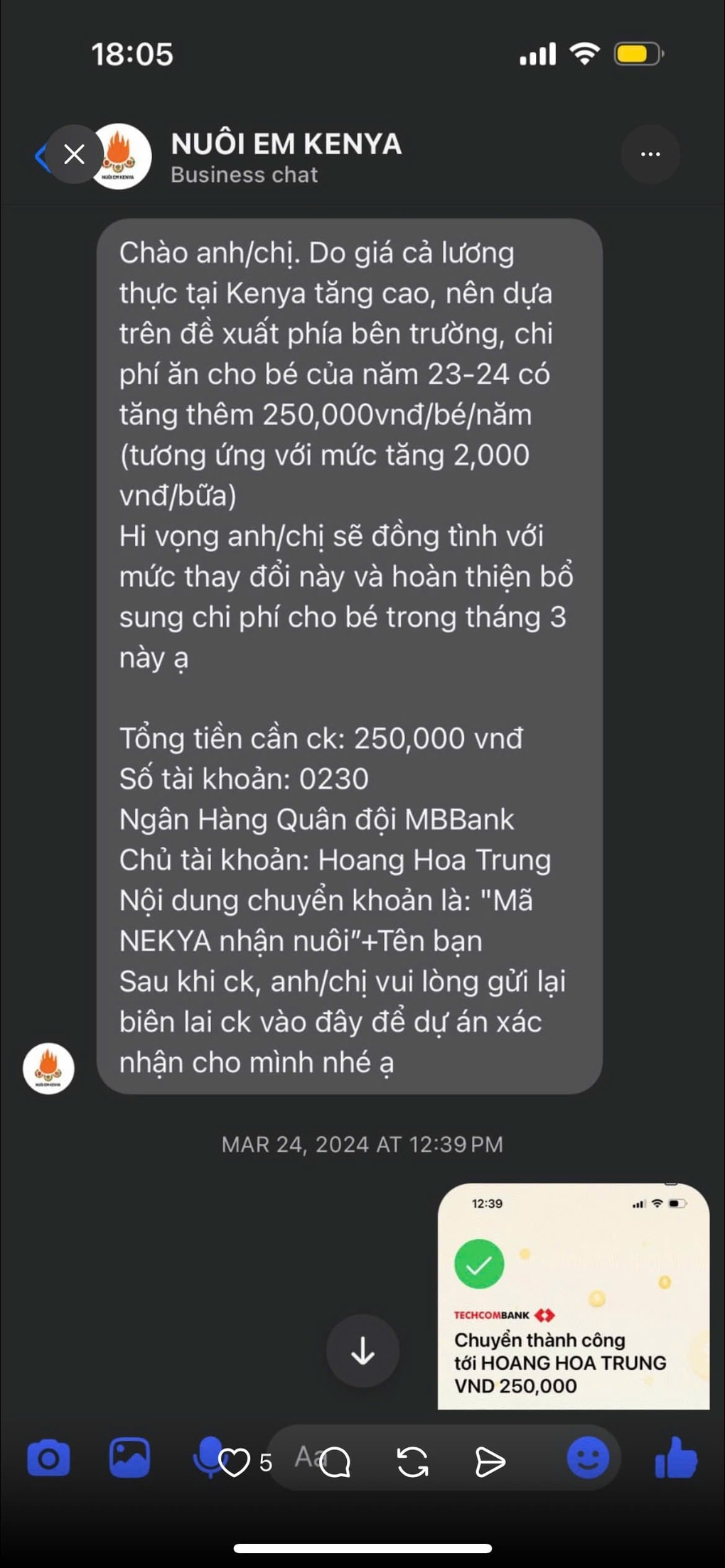 Nhận nuôi em ở Kenya, nhà hảo tâm bị yêu cầu đóng tiền cho năm học cũ - 2