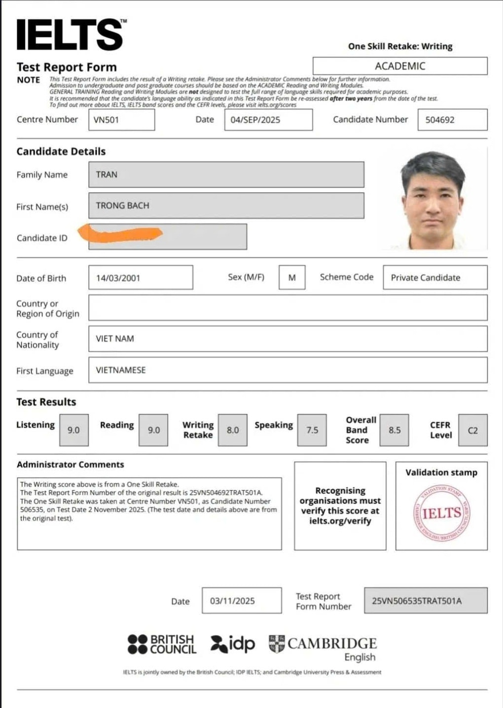 Bí quyết đạt IELTS 8.5 của nam tài xế xe ôm công nghệ - 4