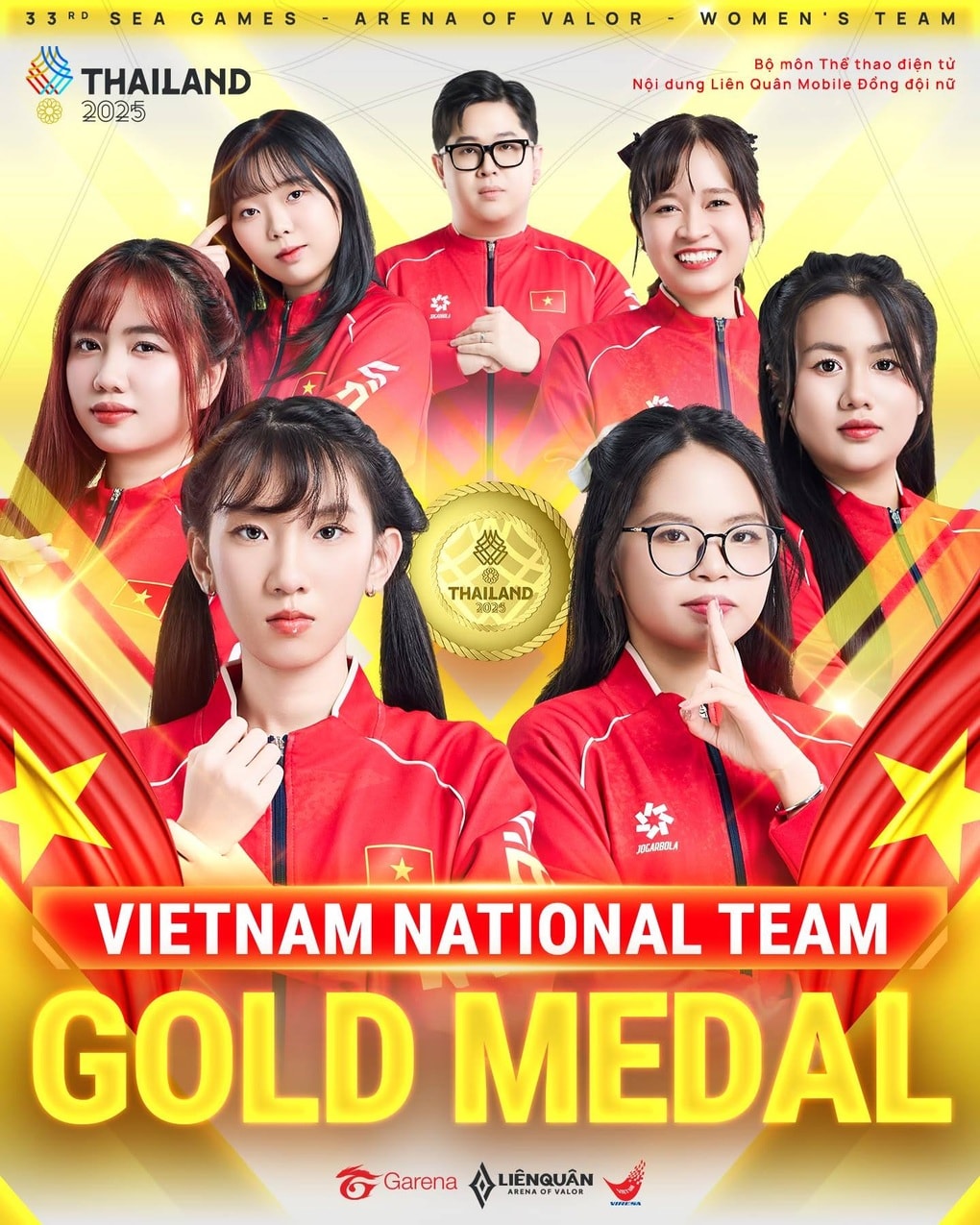 Nữ sinh xinh đẹp góp sức lập kỳ tích môn Liên Quân Mobile ở SEA Games 33 - 2