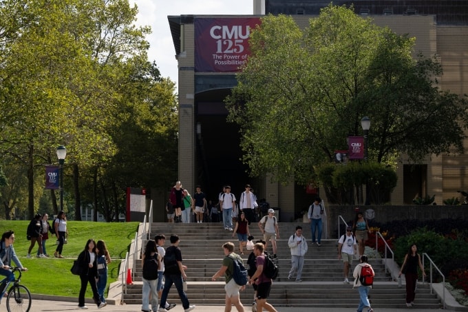 Khuôn viên Đại học Carnegie Mellon, Mỹ. Ảnh: Carnegie Mellon University Fanpage