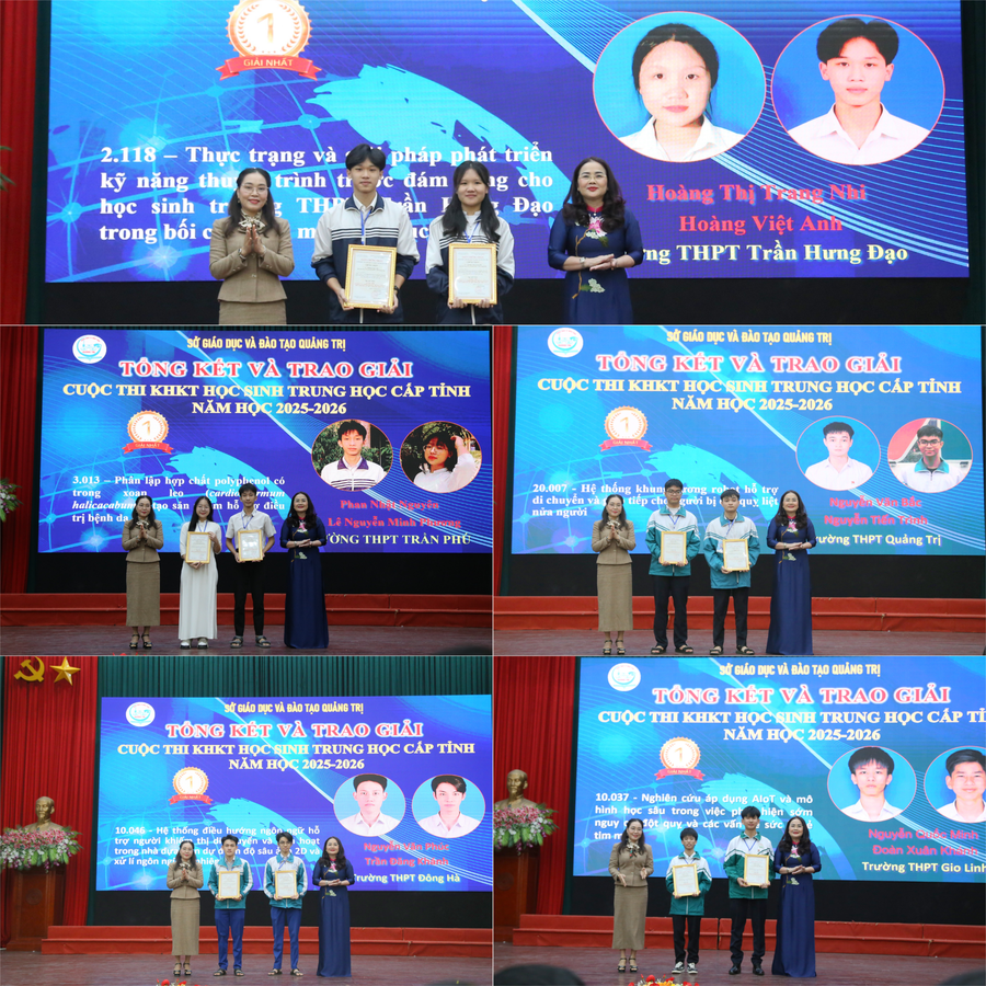 Vinh danh các dự án đạt giải Nhất, giai-1.png