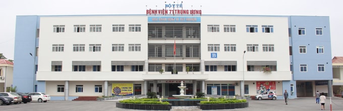 Bệnh viện 71 Trung ương ở Thanh Hóa. Ảnh: Website bệnh viện