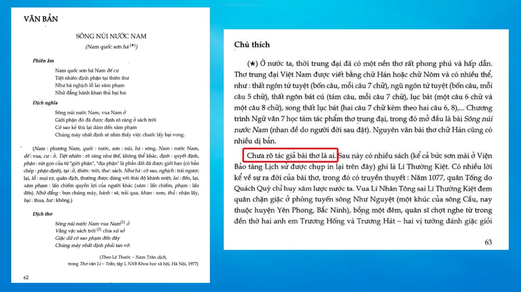 Nam quốc sơn hà, tác phẩm quen thuộc nhưng nhiều tranh luận - 3