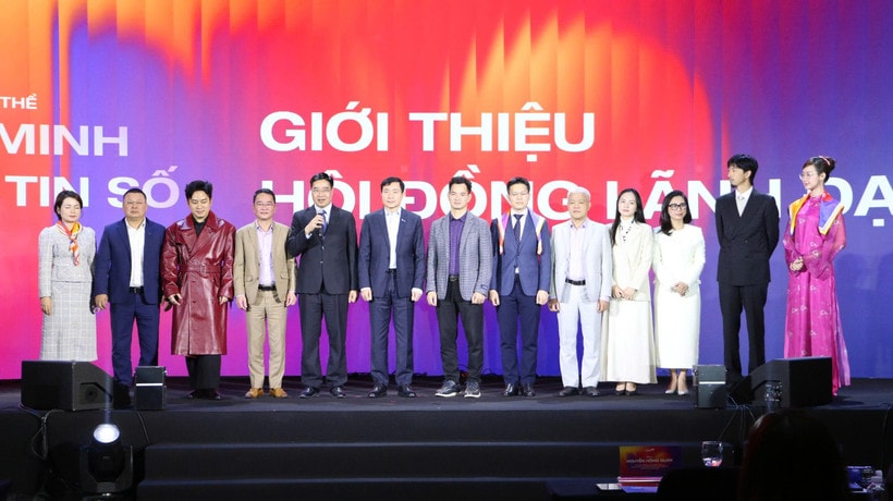 Hội đồng lãnh đạo Liên minh Niềm Tin Số ra mắt. (Ảnh: PV/Vietnam+)